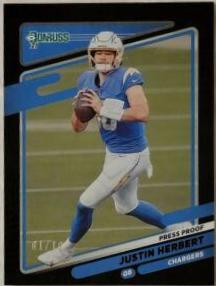 Justin Herbert [Press Proof Black] #70
