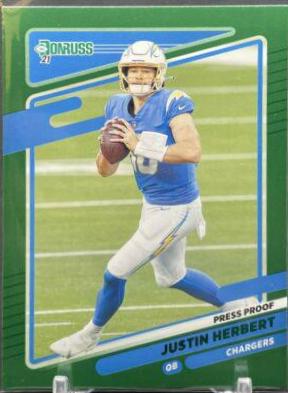 Justin Herbert [Press Proof Green] #70
