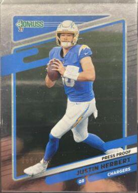Justin Herbert [Press Proof Silver] #70