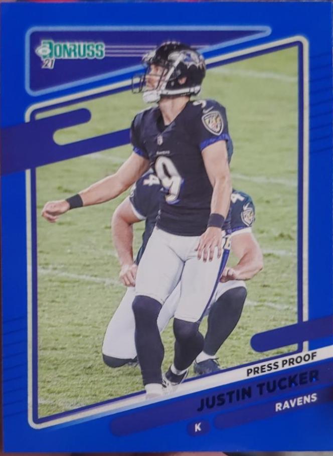 Justin Tucker [Press Proof Blue] #240