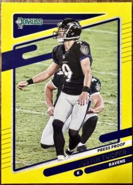 Justin Tucker [Press Proof Yellow] #240