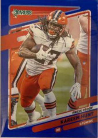 Kareem Hunt [Press Proof Blue] #197