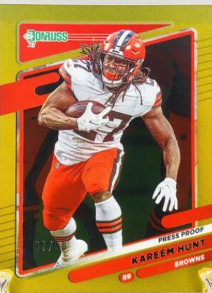 Kareem Hunt [Press Proof Gold] #197