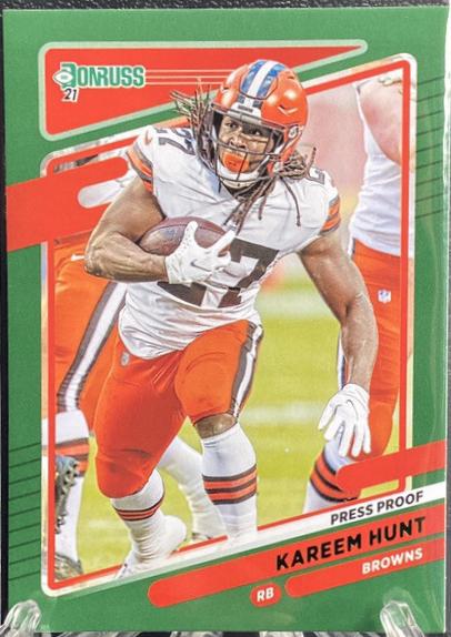 Kareem Hunt [Press Proof Green] #197