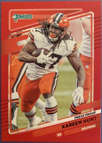 Kareem Hunt [Press Proof Red] #197