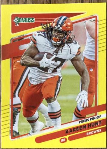 Kareem Hunt [Press Proof Yellow] #197