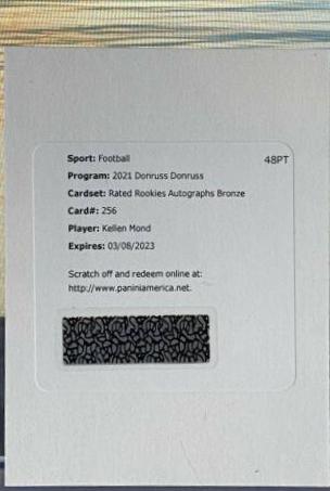 Kellen Mond [Autograph Bronze] #256