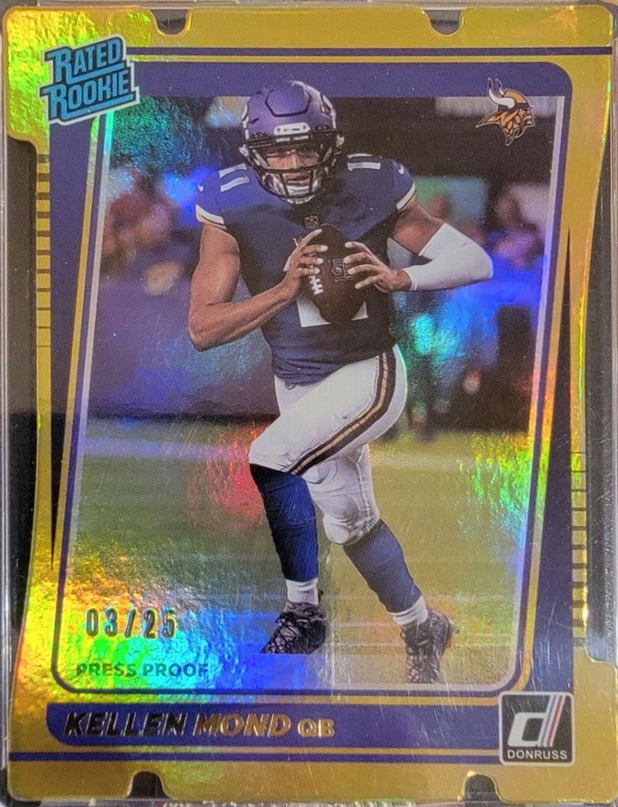 Kellen Mond [Press Proof Gold Die Cut] #256