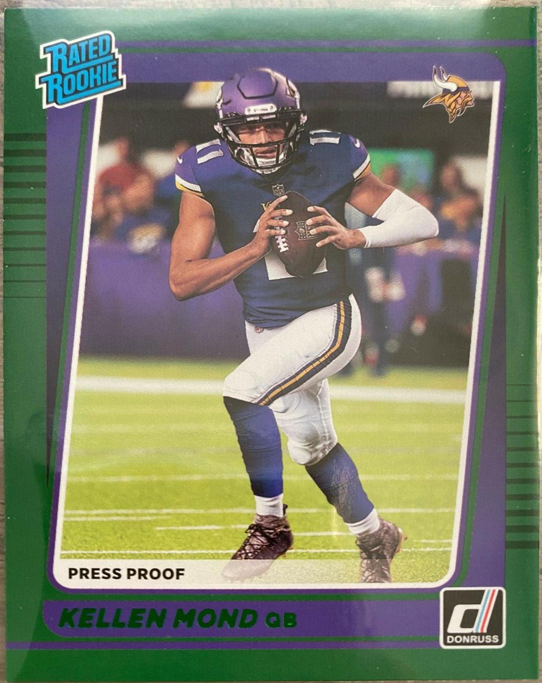 Kellen Mond [Press Proof Green] #256