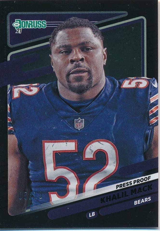 Khalil Mack [Press Proof Black] #203