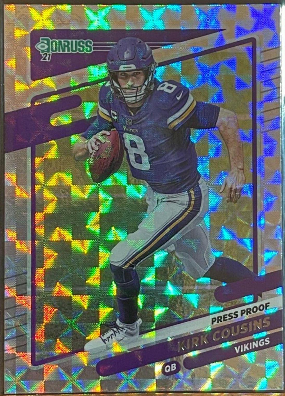 Kirk Cousins [Press Proof Hyper] #124