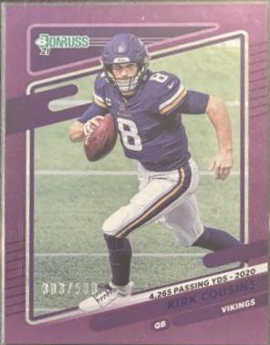 Kirk Cousins [Season Stat Line] #124