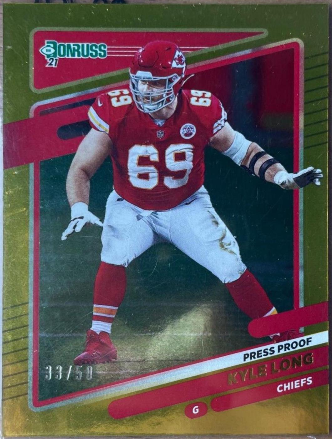 Kyle Long [Press Proof Gold] #123