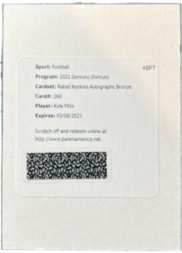 Kyle Pitts [Autograph Bronze] #260