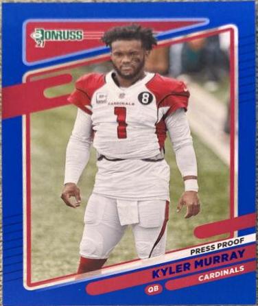 Kyler Murray [No Helmet Press Proof Blue] #245