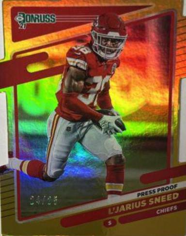 L'Jarius Sneed [Press Proof Gold Die Cut] #122