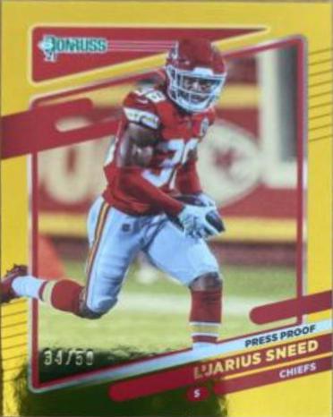 L'Jarius Sneed [Press Proof Gold] #122