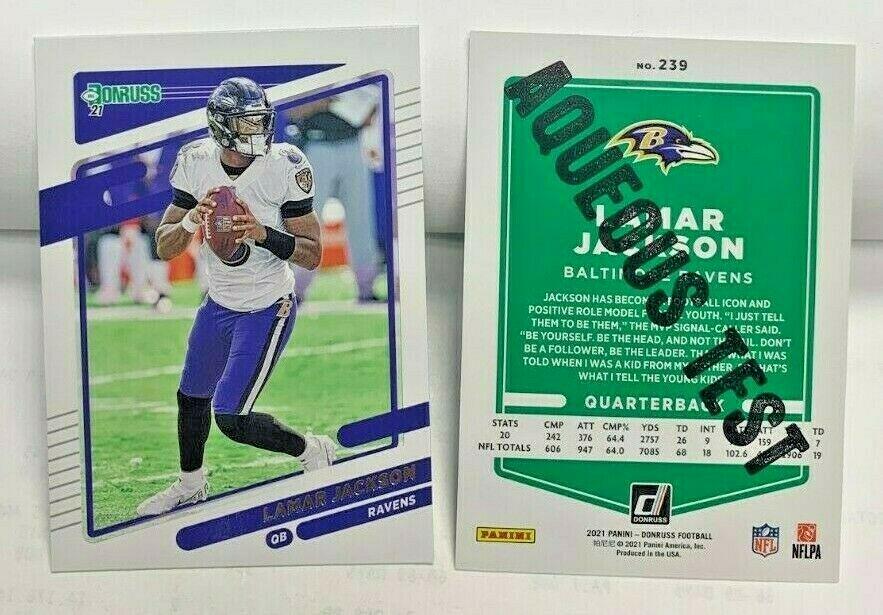 Lamar Jackson [Aqueous Test] #239
