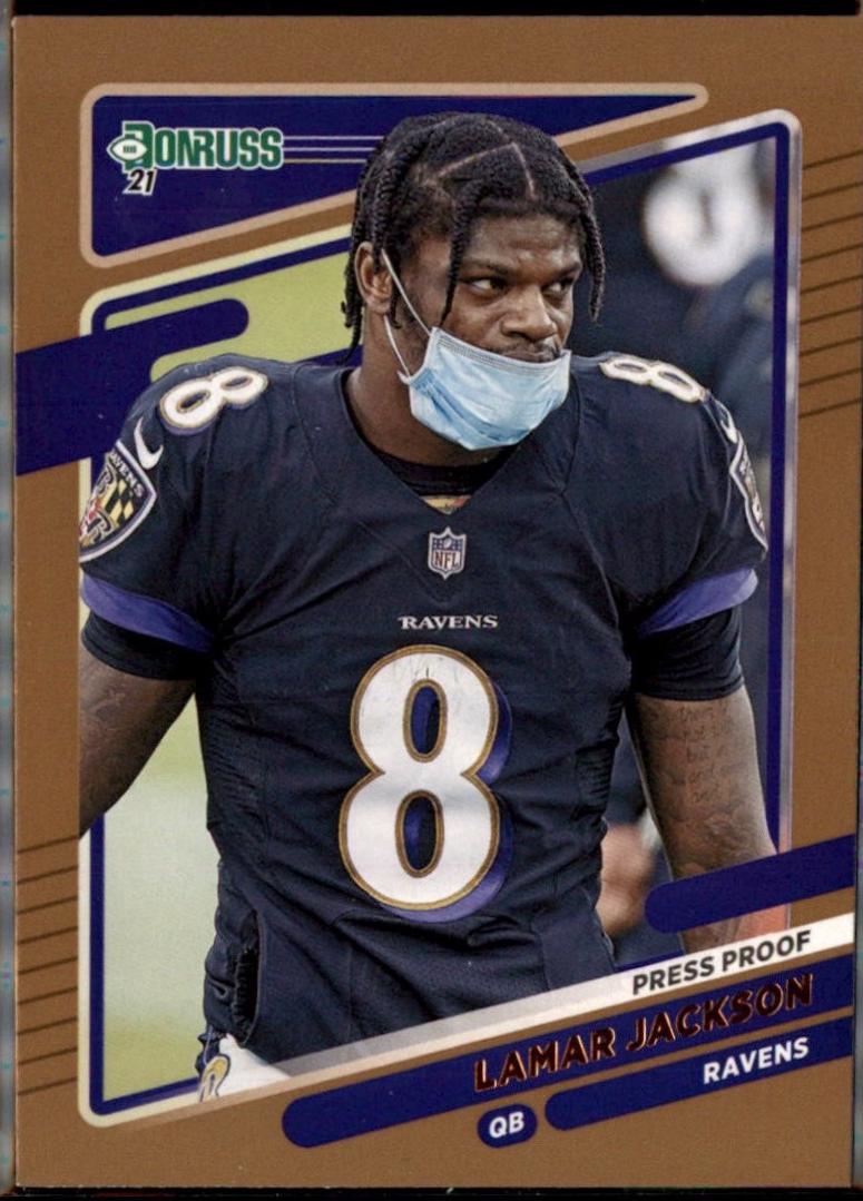 Lamar Jackson [No Helmet Press Proof Bronze] #239