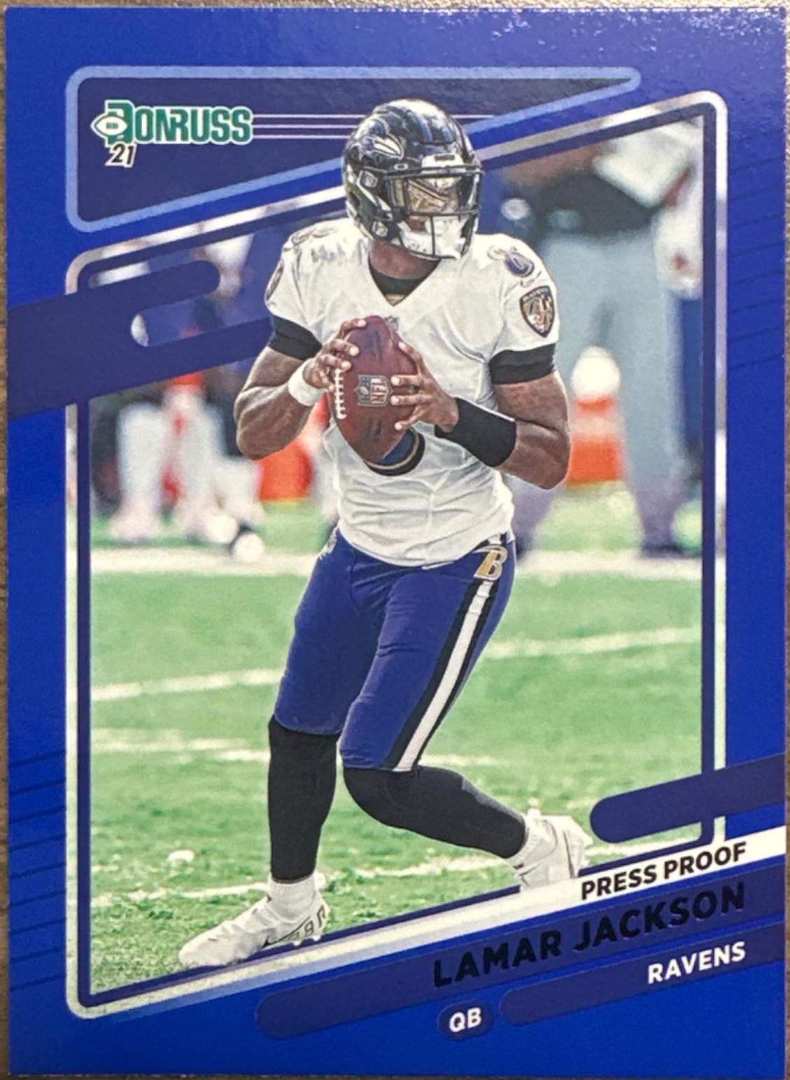 Lamar Jackson [Press Proof Blue] #239