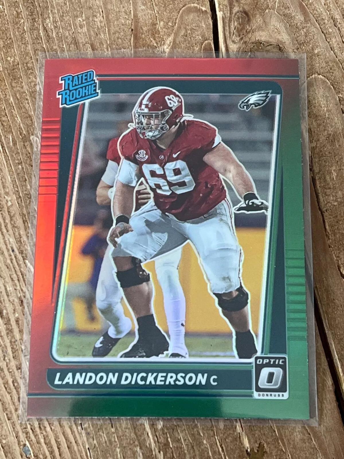 Landon Dickerson [Optic Preview Red Green] #P-305