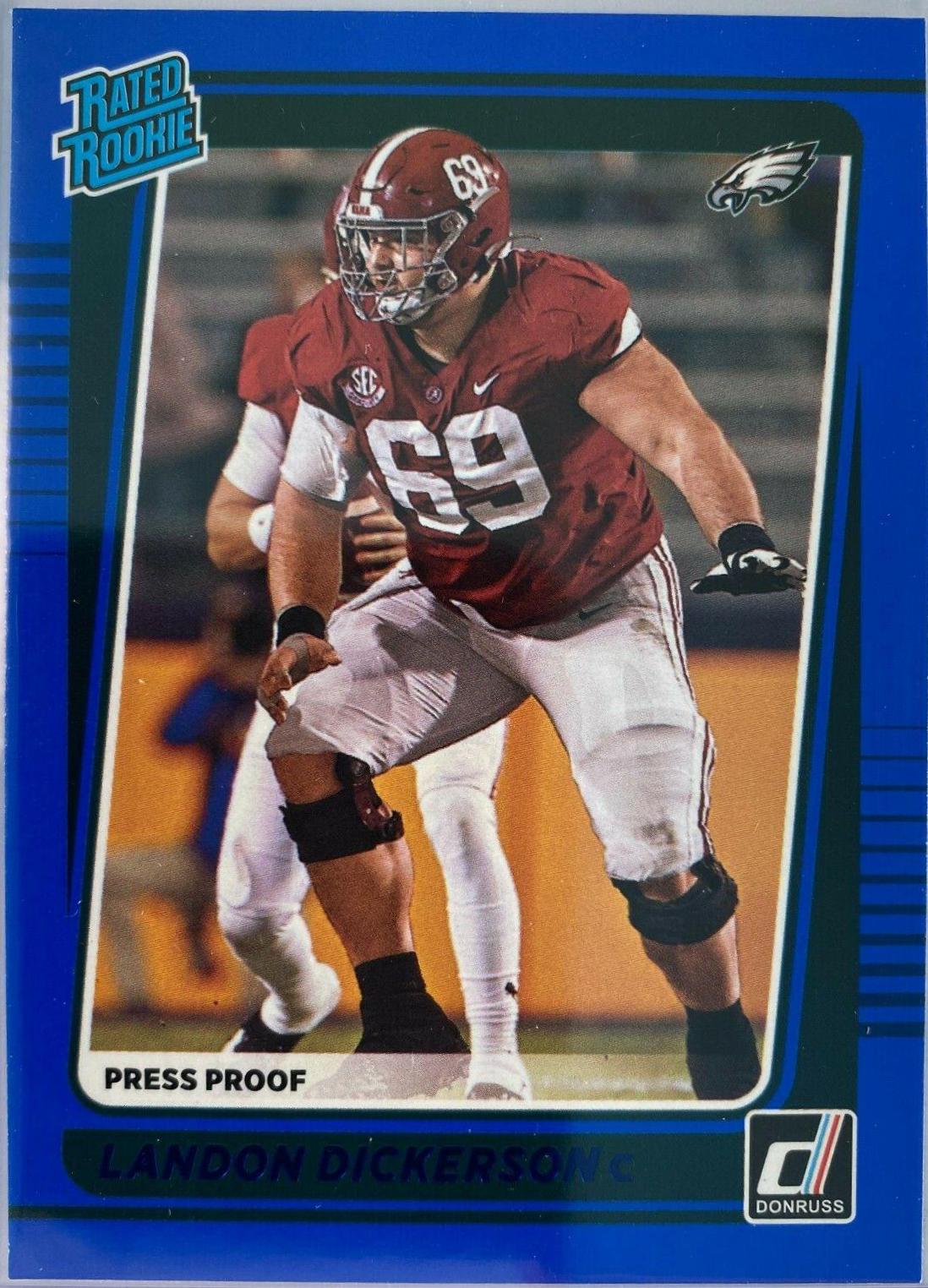 Landon Dickerson [Press Proof Blue] #305