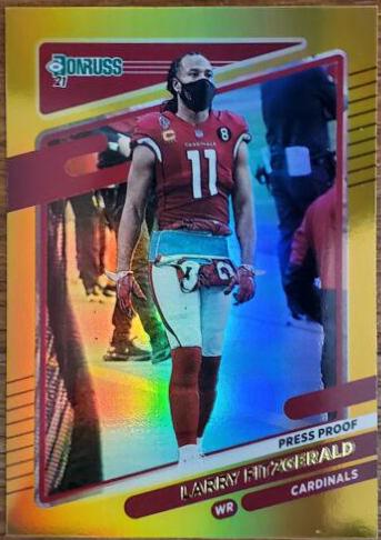 Larry Fitzgerald [No Helmet Press Proof Gold] #246