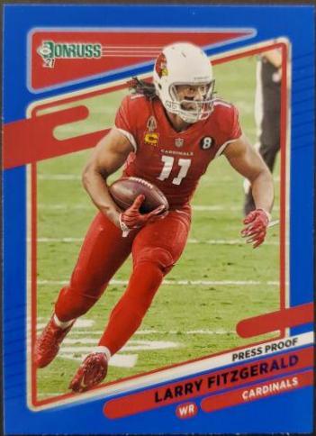 Larry Fitzgerald [Press Proof Blue] #246