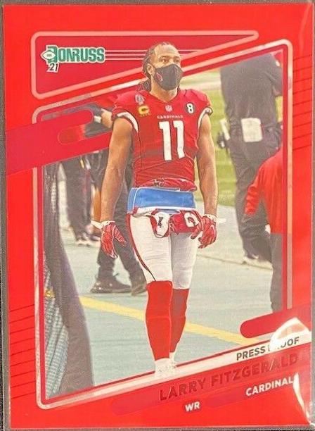 Larry Fitzgerald [Press Proof Red] #246