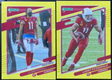Larry Fitzgerald [Press Proof Yellow] #246