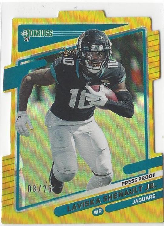 Laviska Shenault Jr. [Press Proof Gold Die Cut] #134