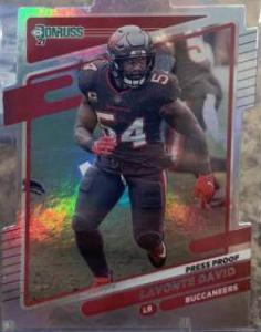 Lavonte David [Press Proof Silver Die Cut] #105