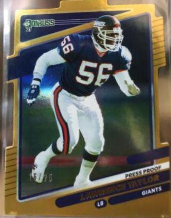 Lawrence Taylor [Press Proof Gold Die Cut] #83