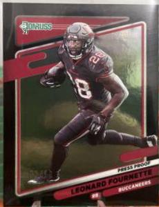 Leonard Fournette [Press Proof Black] #102