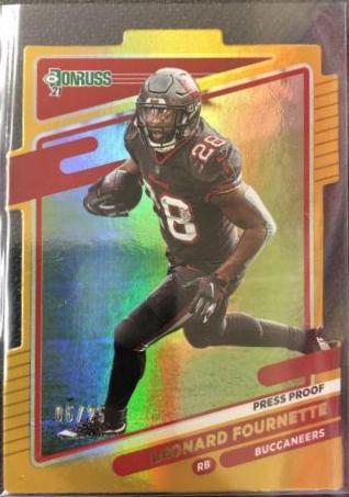 Leonard Fournette [Press Proof Gold Die Cut] #102