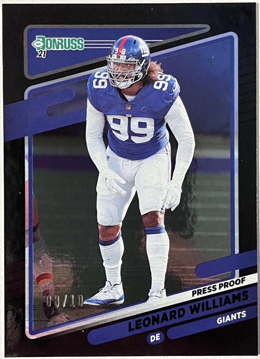 Leonard Williams [Press Proof Black] #82