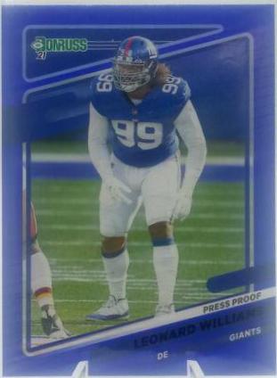 Leonard Williams [Press Proof Blue] #82