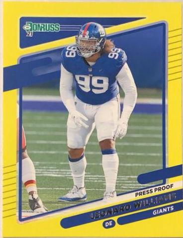 Leonard Williams [Press Proof Yellow] #82