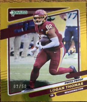 Logan Thomas [Press Proof Gold] #8