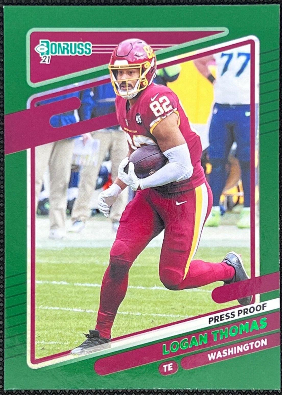 Logan Thomas [Press Proof Green] #8
