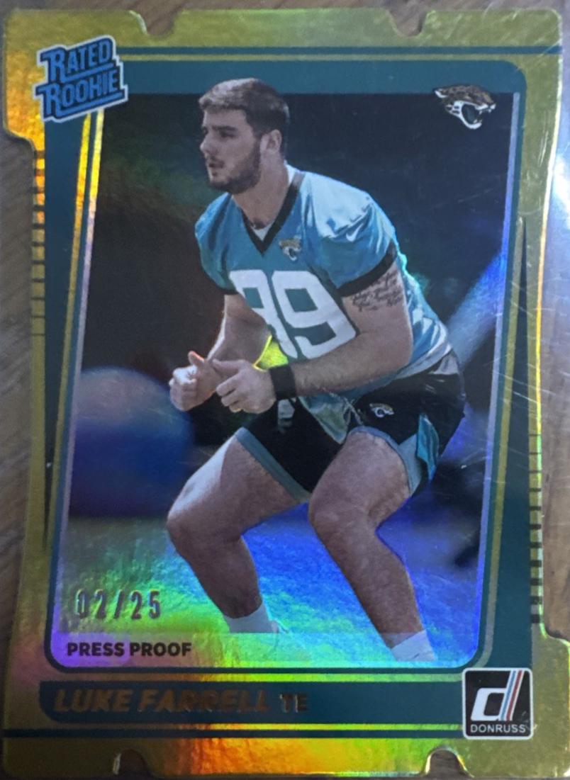 Luke Farrell [Press Proof Gold Die Cut] #307