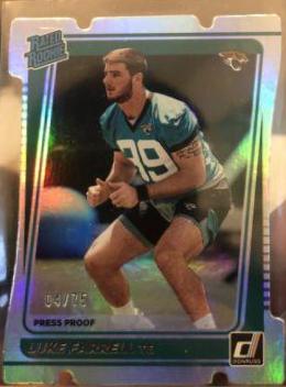 Luke Farrell [Press Proof Silver Die Cut] #307