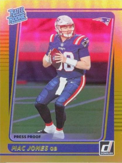 Mac Jones [Press Proof Gold] #255
