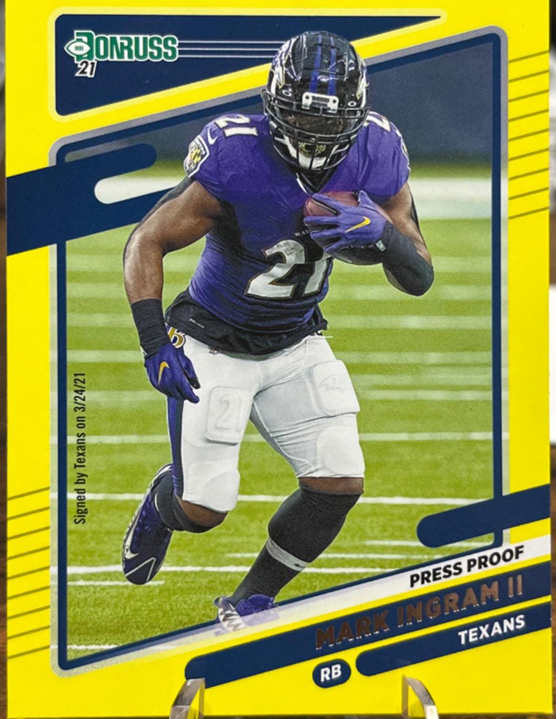 Mark Ingram II [Press Proof Yellow] #38