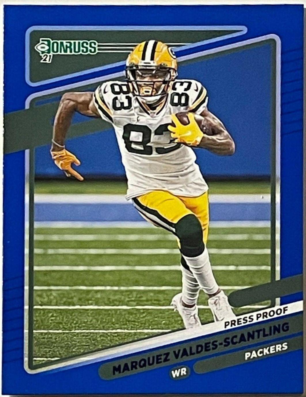 Marquez Valdes Scantling [Press Proof Blue] #160