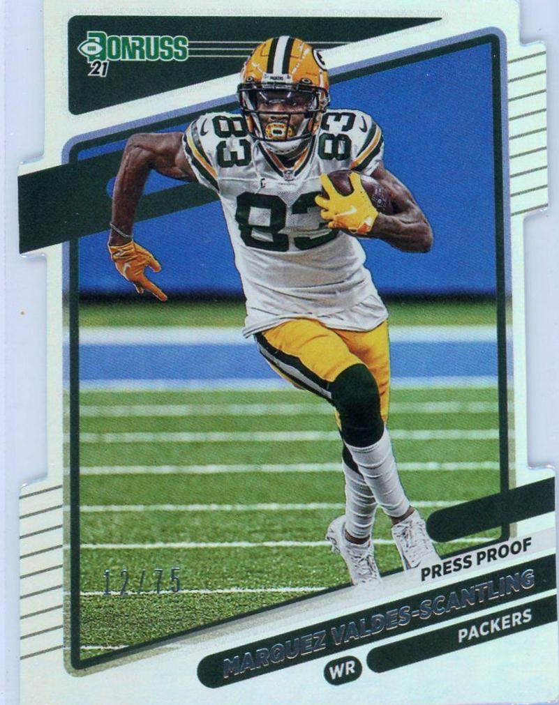 Marquez Valdes Scantling [Press Proof Silver Die Cut] #160