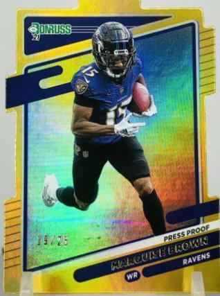 Marquise Brown [Press Proof Gold Die Cut] #241