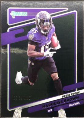 Marquise Brown [Press Proof Silver] #241