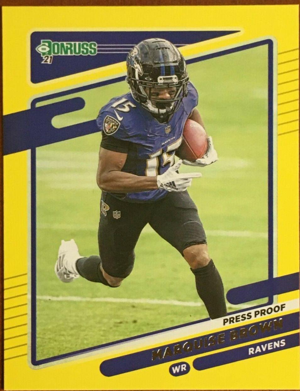 Marquise Brown [Press Proof Yellow] #241
