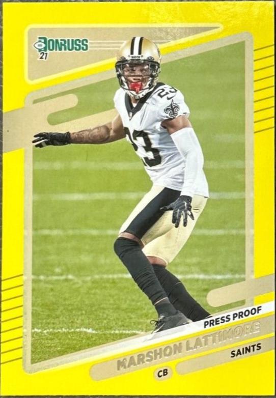 Marshon Lattimore [Press Proof Yellow] #99